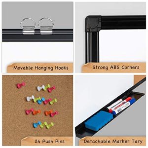 Maxtek 36″x24″ Magnetic Whiteboard & Cork Combo