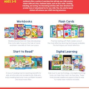 School Zone Cut & Paste Workbook – Ages 3-5 Learning