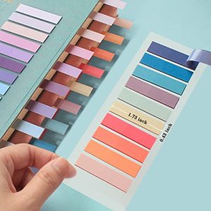 ELII 3600pcs Sticky Book Tabs – Translucent & Writable