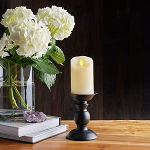 Luminara Vanilla Scented Moving Flame LED Pillar Candle