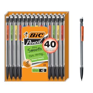 BIC Xtra Smooth 0.7mm Mechanical Pencils 40-Count
