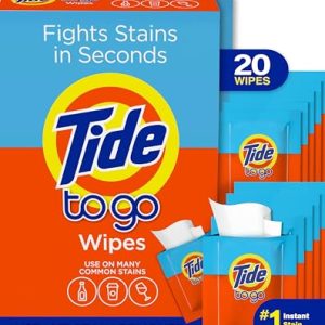 Tide To Go Wipes - Instant Travel Stain Remover (20 Count)
