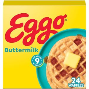 Eggo Buttermilk Waffles Family Pack – 24ct Frozen Breakfast