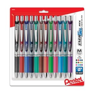 Pentel EnerGel RTX Gel Pens - Assorted Ink Set