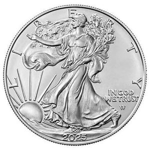 2025 American Silver Eagle Coin .999 Fine Silver