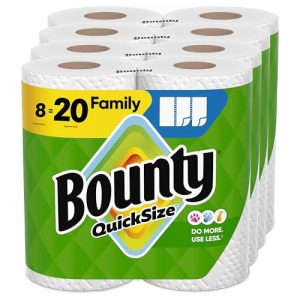 Bounty Quick Size Paper Towels - 8 Family Rolls