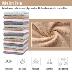 Cute Castle Ultra-Soft Baby Washcloths – 16 Pack
