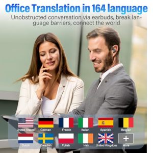AI Translation Earbuds: Real-Time 164 Language Translator