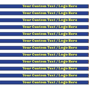 Custom Pencils - Personalized with Your Text or Logo, 500 Pack