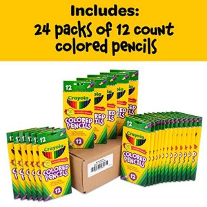 Crayola Bulk Colored Pencils – 24 Pack, 12 Assorted Colors