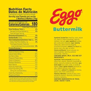 Eggo Buttermilk Waffles – Delicious Frozen Breakfast 10ct