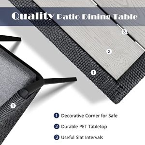 Home Care Wholesale 7-Piece Wicker Patio Set