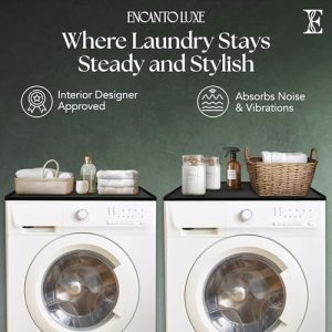 2-Pack Washer Dryer Top Protector Mat – Non-Slip Silicone