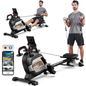 Pooboo Magnetic Rowing Machine – 360 LB Capacity