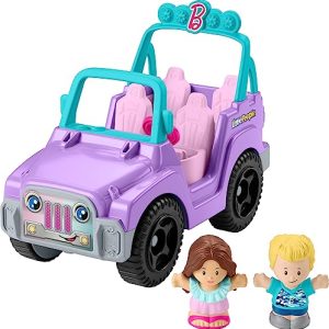 Fisher-Price Little People Barbie Beach Cruiser Toy Car