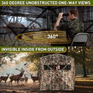 Pop-Up Hunting Blind for Deer & Turkey with Carry Bag