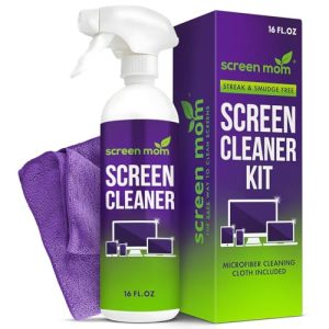 Screen Mom Screen Cleaner Kit: TV, Laptop, Phone & Car