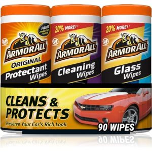 Armor All Multi-Surface Wipes – Protectant & Cleaner (3-Pack)