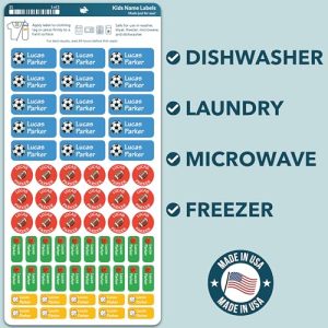 Custom Bunny Badges: Waterproof Name Labels for Kids (130)