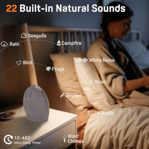 Sunrise Alarm Clock with 25 Sounds & Bluetooth