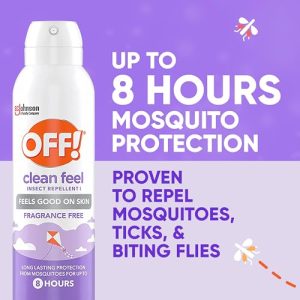 OFF! Clean Feel Insect Repellent Aerosol – 5 oz