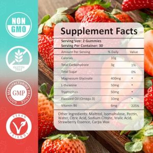 Sugar-Free Magnesium Glycinate Gummies for Sleep