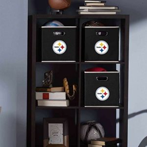NFL Pittsburgh Steelers Collapsible Storage Bin by Franklin Sports