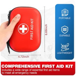 100-Piece Mini First Aid Kit for Home, Car & Travel