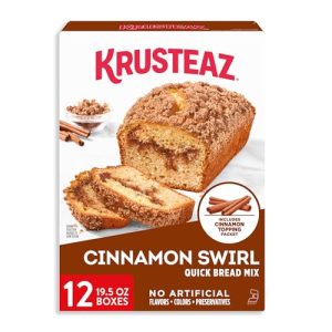 Krusteaz Cinnamon Swirl Quick Bread Mix - 12-Pack