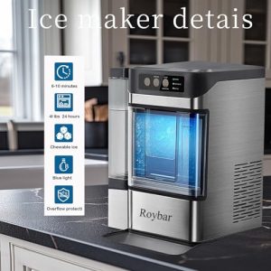 Large Capacity Countertop Ice Maker – Portable & Self-Cleaning