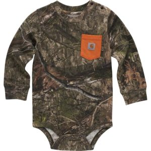 Carhartt Kid's Camo Pocket Bodysuit - Boys 3 Months