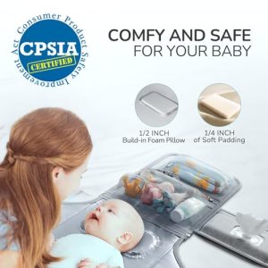 Portable Baby Diaper Changing Pad – Travel & Wipes Pocket