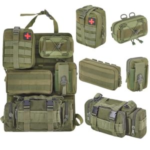 BXBXHD 6-Pack Tactical Molle Truck Car Seat Organizer