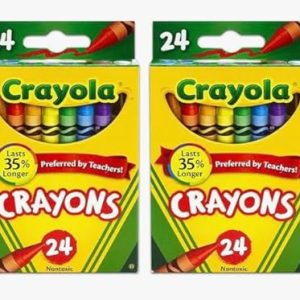 Crayola 24-Count Classic Crayons (2 Packs)