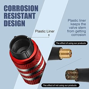 American Flag Tire Valve Stem Caps (5-Pack)