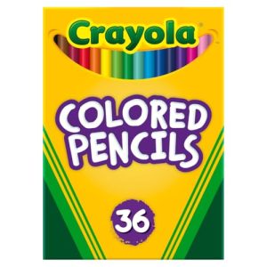 Crayola 36-Count Pre-Sharpened Colored Pencils