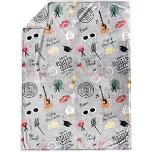 Schitt’s Creek Plush Throw Blanket – Soft & Comfy 50×70