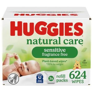 Huggies Natural Care Sensitive Wipes – 99% Water