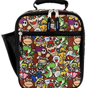 Super Mario Bros Soft Insulated Lunch Box for Kids
