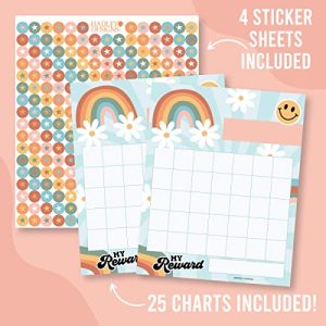 Star Sticker Reward Chart for Kids – 25 Pack Behavior