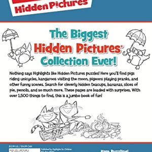 Highlights Jumbo Hidden Pictures Activity Book for Kids