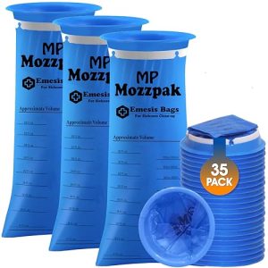 Disposable Vomit Bags - 35 Pack, 1000ml, Leak-Resistant