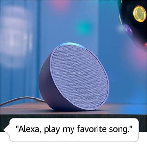 Amazon Echo Pop: Compact Alexa Smart Speaker (Charcoal)