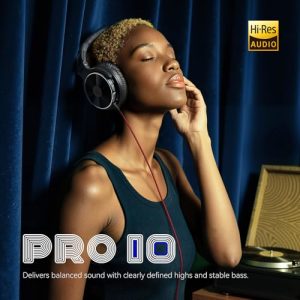 OneOdio Wired Over-Ear Studio Monitor Headphones – Black