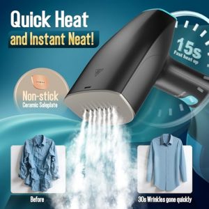 1900W Portable Handheld Garment Steamer & Iron