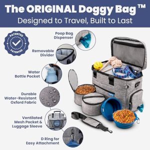 The Original Doggy Bag – Complete Pet Travel Kit Grey