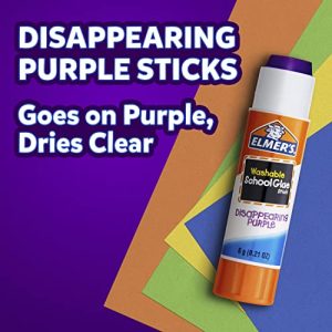 Elmer’s Disappearing Purple Glue Sticks (6-Pack)