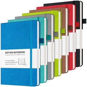 7-Pack Dotted Bullet Journal Notebooks A5