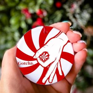 Funny Circle Game Meme Christmas Ornament 2024