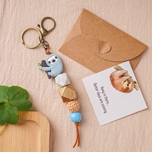 Cute Sloth Keychain & Backpack Charm for Girls